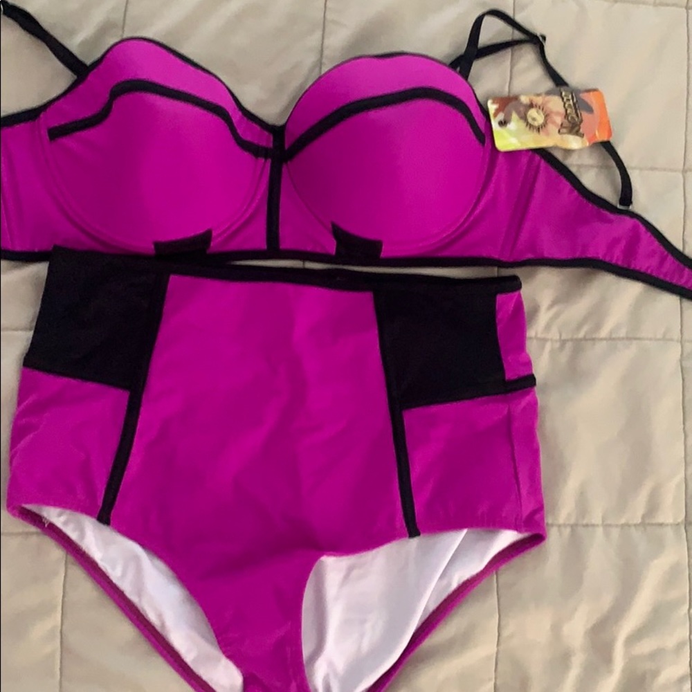 Purple bathing suit New